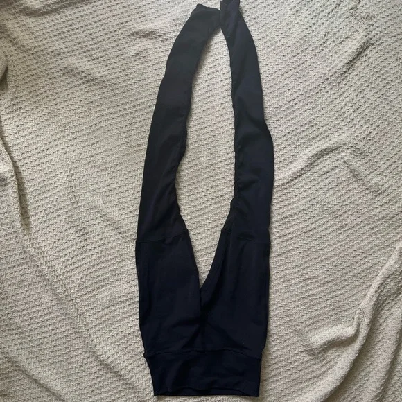 ALO YOGA black long ribbed leggings - Picture 6 of 6